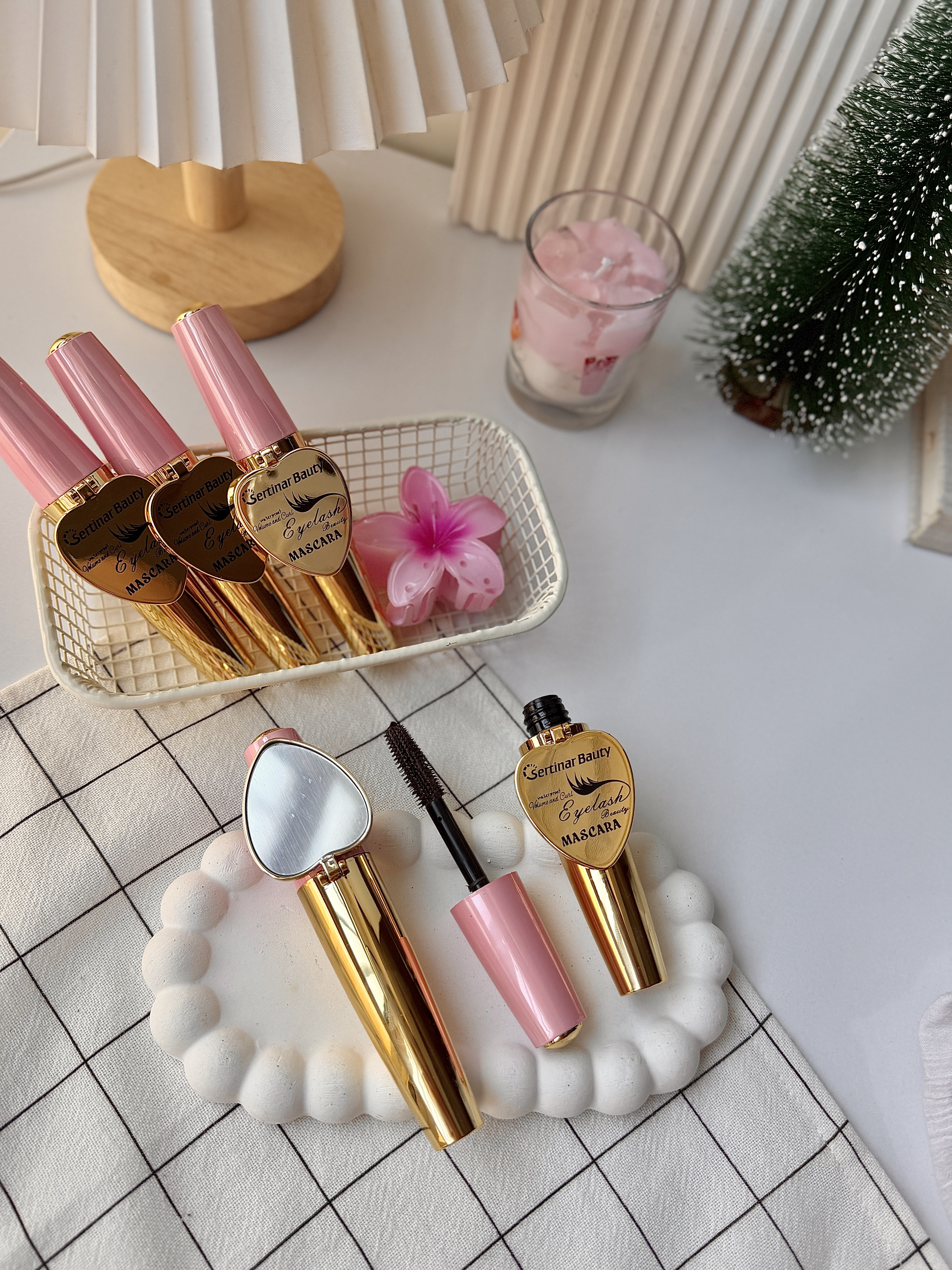 ریمل قهوه ای اینه دار سرتیناژ بیوتی 🧸🧺